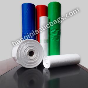 plastic bags on roll