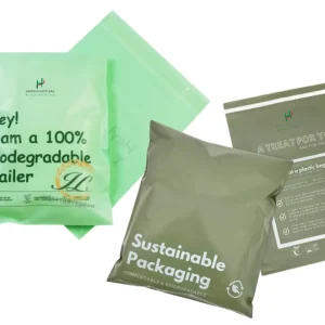 Biodegradable Mailing Bags available in multiple custom designs for sustainable shipping
