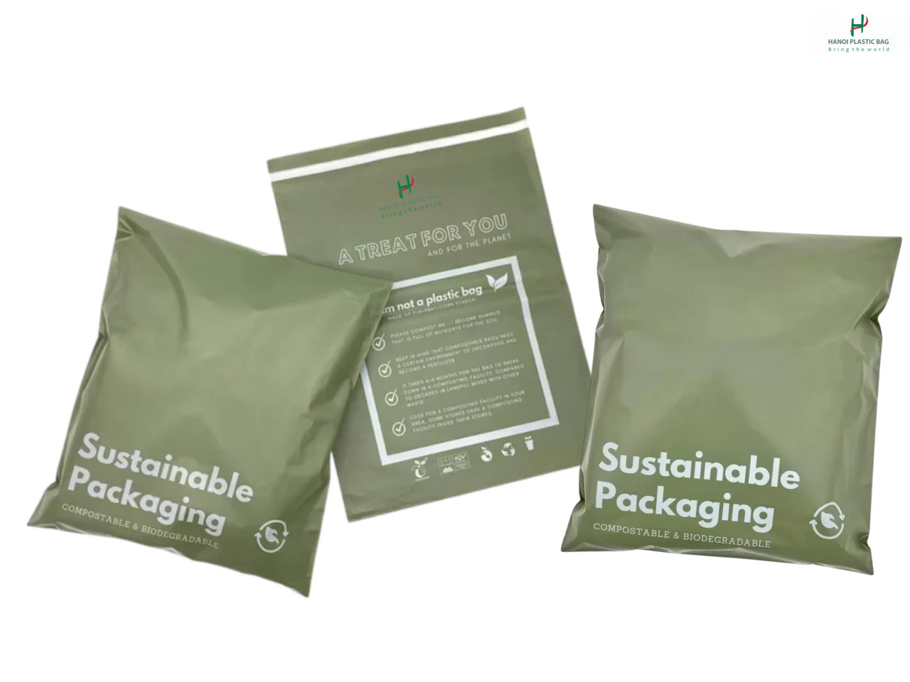 Biodegradable Mailing Bags for sustainable e-commerce packaging