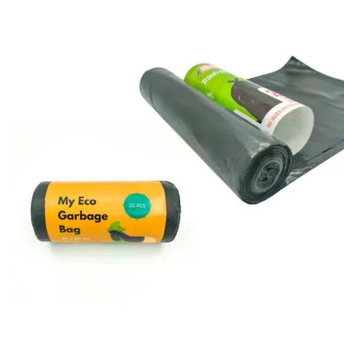 Biodegradable Trash Bags on roll for household commercial and industrial waste disposal