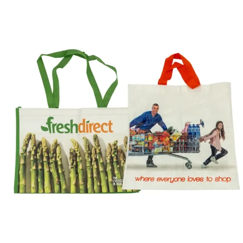 Custom Printed PP Woven Bags available in multiple sizes and designs