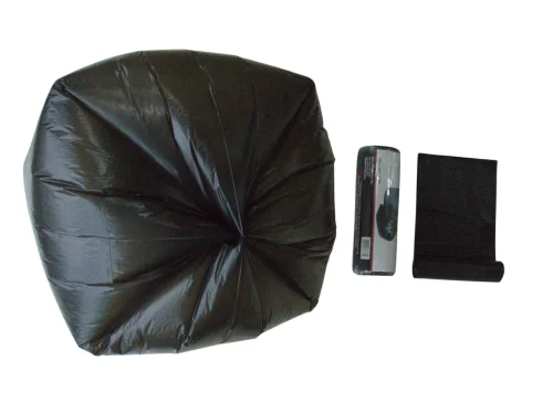 Heavy duty trash bag with high load capacity