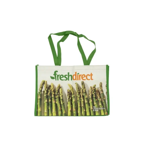 Custom PP Woven Shopping Bag with retail promotional printing