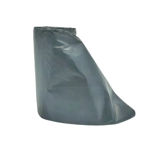 Heavy duty black garbage bag for commercial and household waste collection