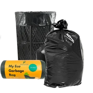 Wholesale garbage bags and trash bags for commercial and household waste collection